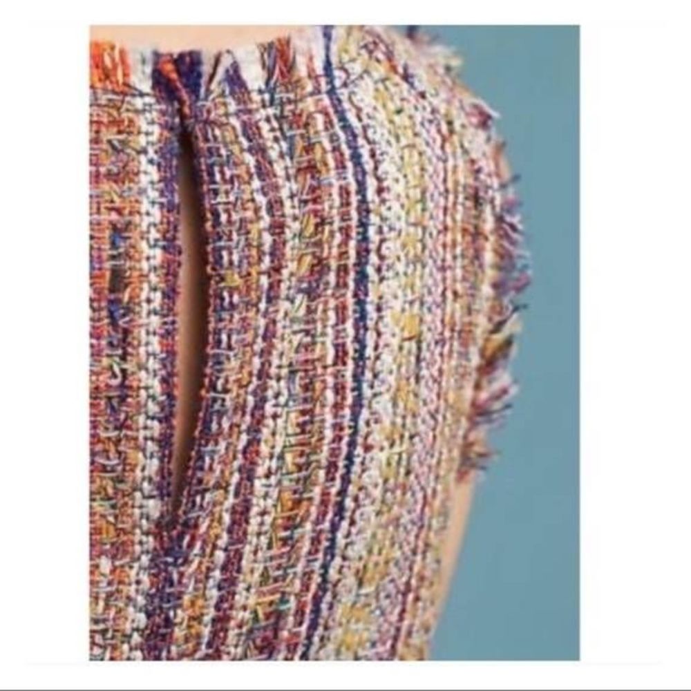 Maeve Multicolor Tweed Sleeveless Tank Top - Picture 2 of 8